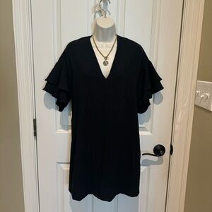 ZARA WOMAN Black Mini Dress